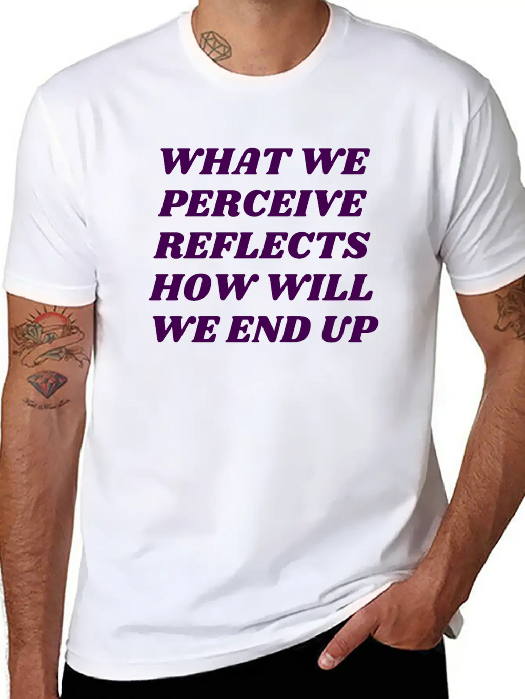 Perception Essential Cotton Tee For Daily Outfits – Unisex Style