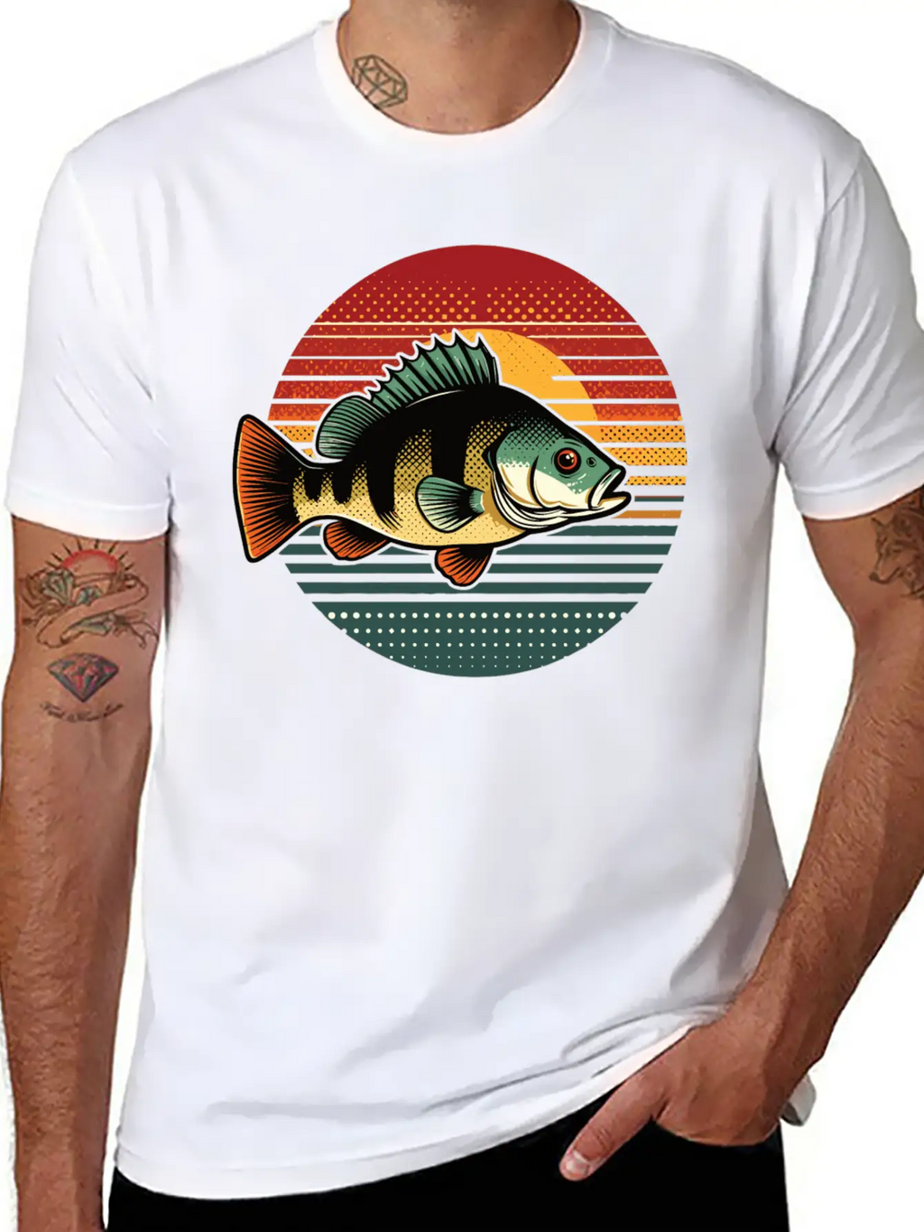 Perch Retro On A Retro Sunset Unisex Casual T-Shirt – Clean Design For Daily Comfort