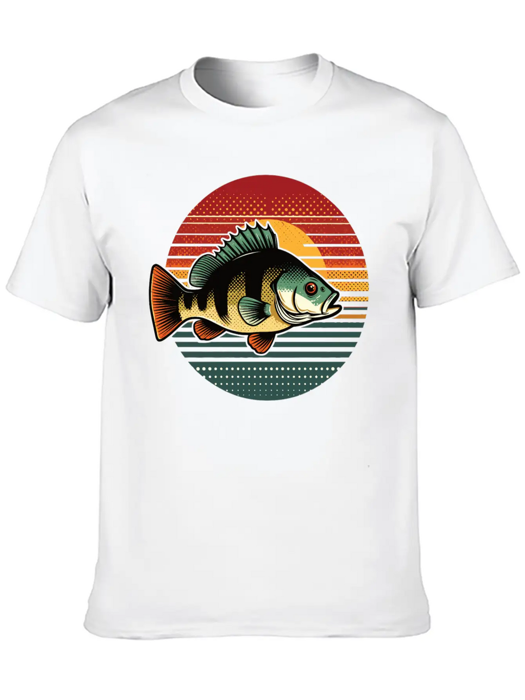 Perch Retro On A Retro Sunset Unisex Casual T-Shirt – Clean Design For Daily Comfort