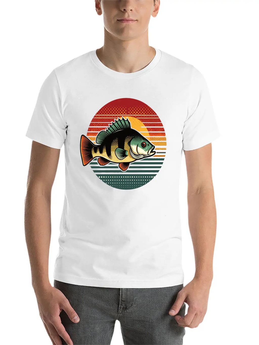 Perch Retro On A Retro Sunset Unisex Casual T-Shirt – Clean Design For Daily Comfort