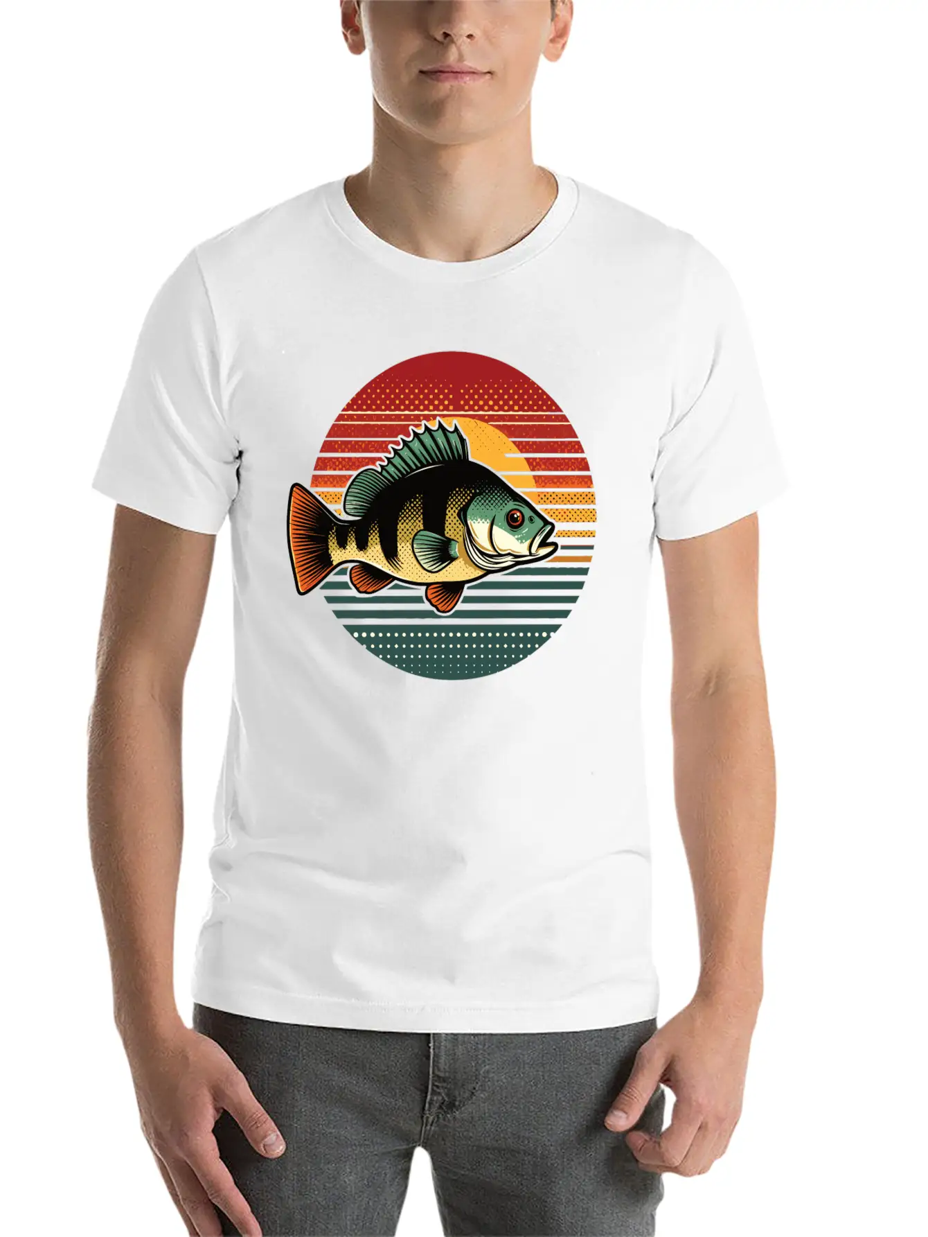 Perch Retro On A Retro Sunset Unisex Casual T-Shirt – Clean Design For Daily Comfort