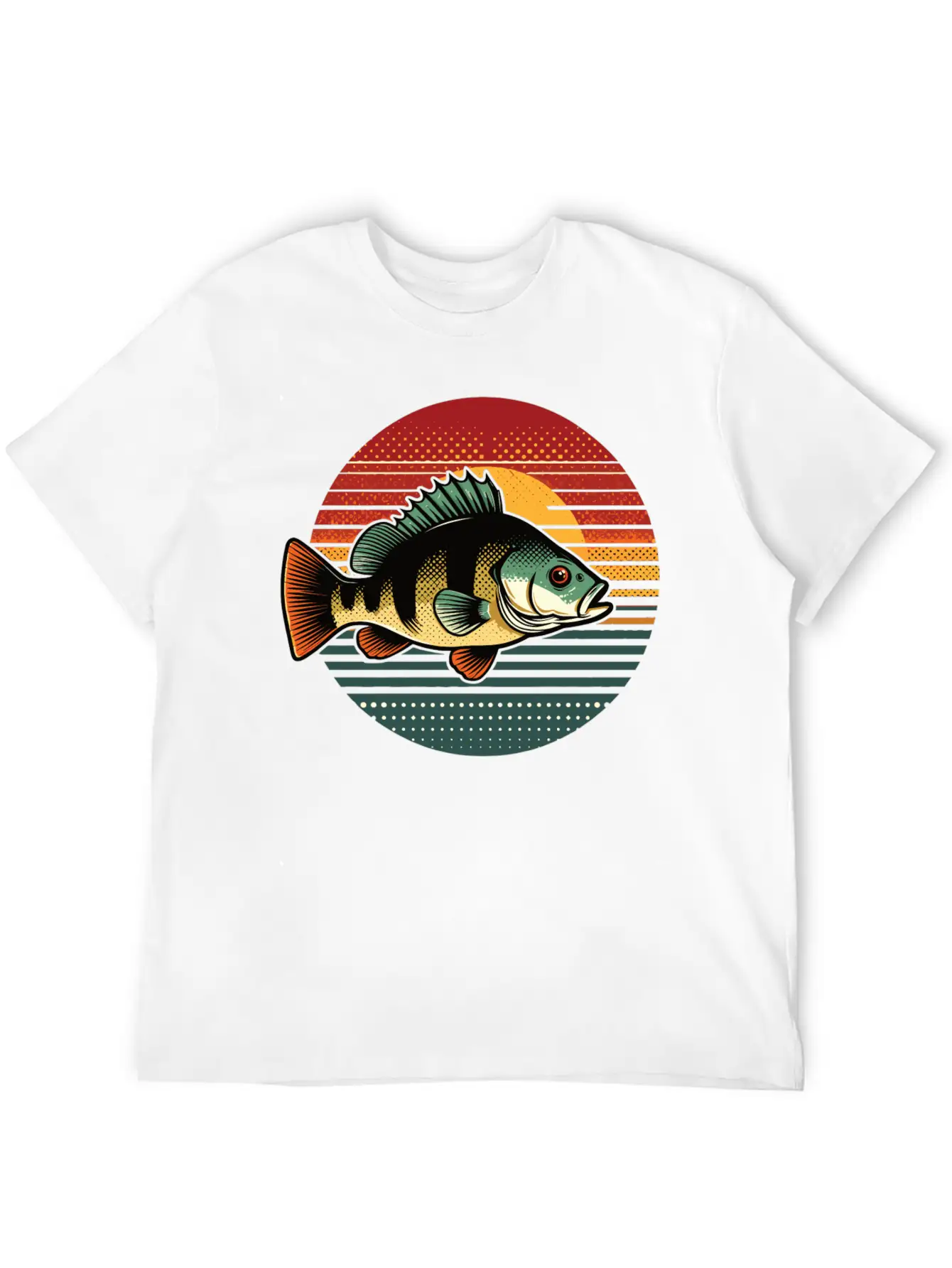 Perch Retro On A Retro Sunset Unisex Casual T-Shirt – Clean Design For Daily Comfort