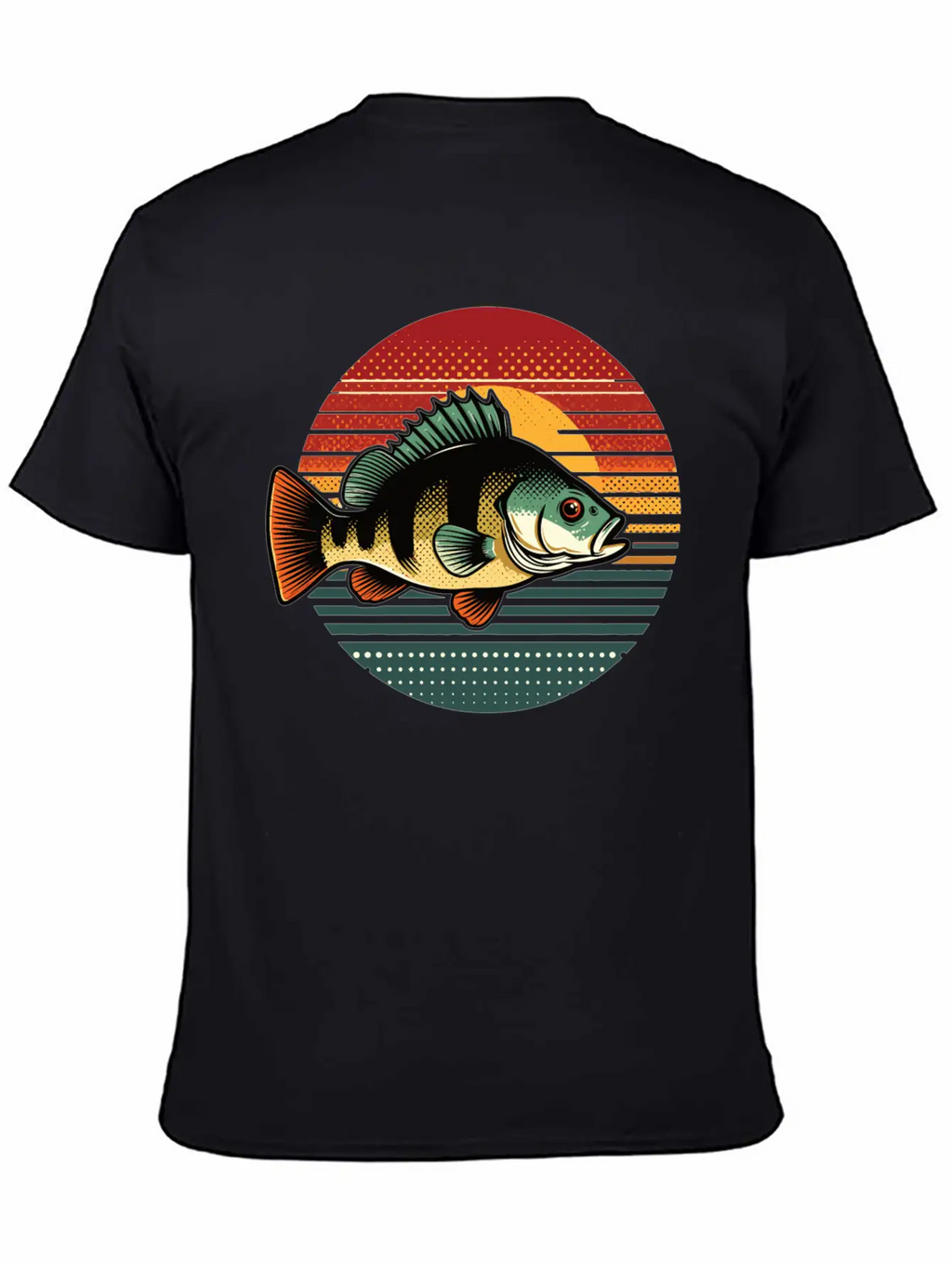 Perch Retro On A Retro Sunset Unisex Casual T-Shirt – Clean Design For Daily Comfort