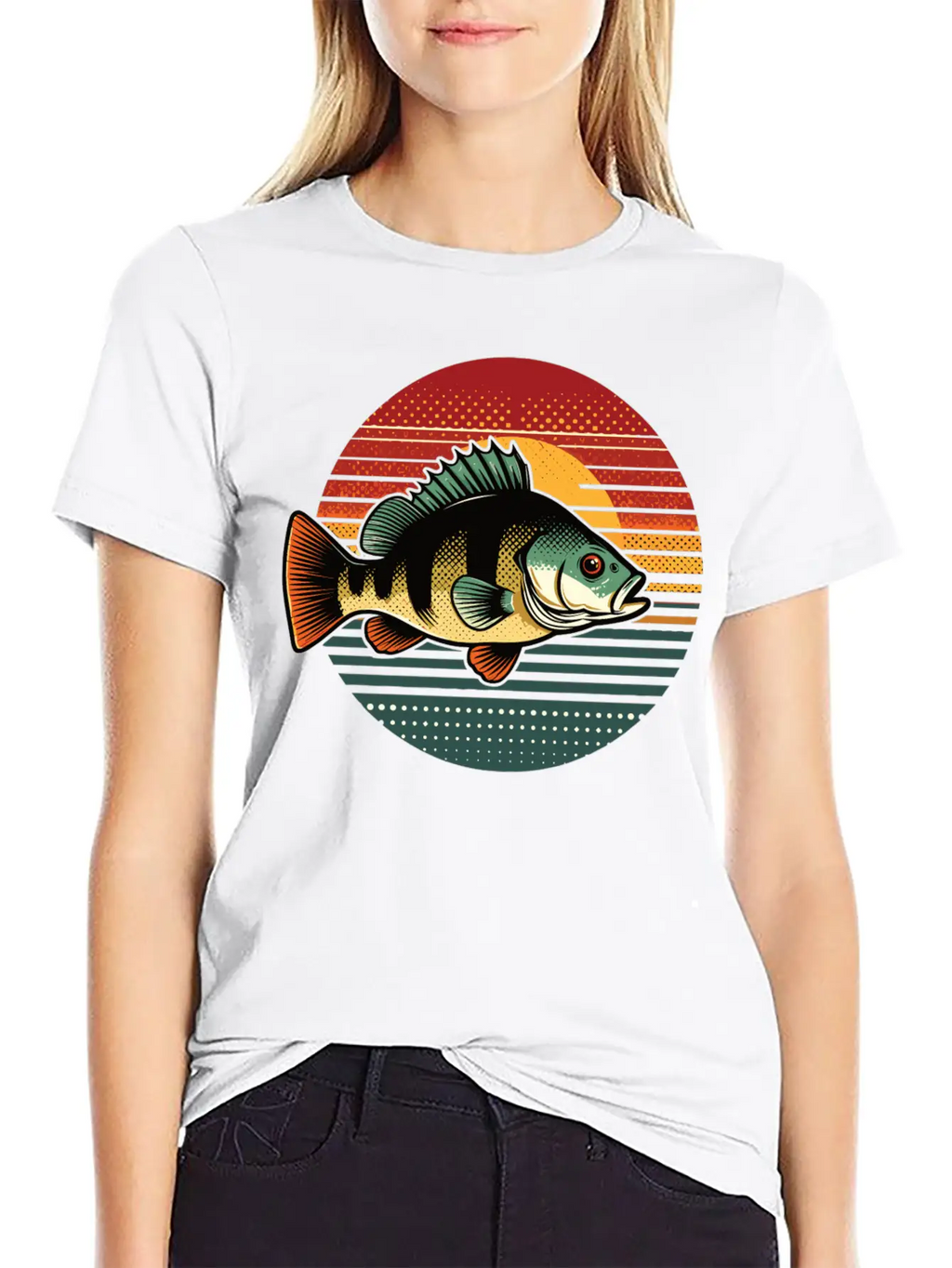 Perch Retro On A Retro Sunset Unisex Casual T-Shirt – Clean Design For Daily Comfort