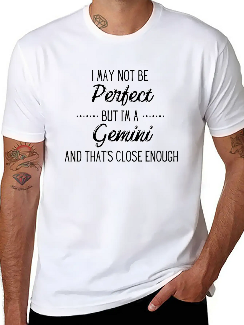 Perfect Gemini, Funny Unisex Casual T-Shirt – Clean Design For Daily Comfort
