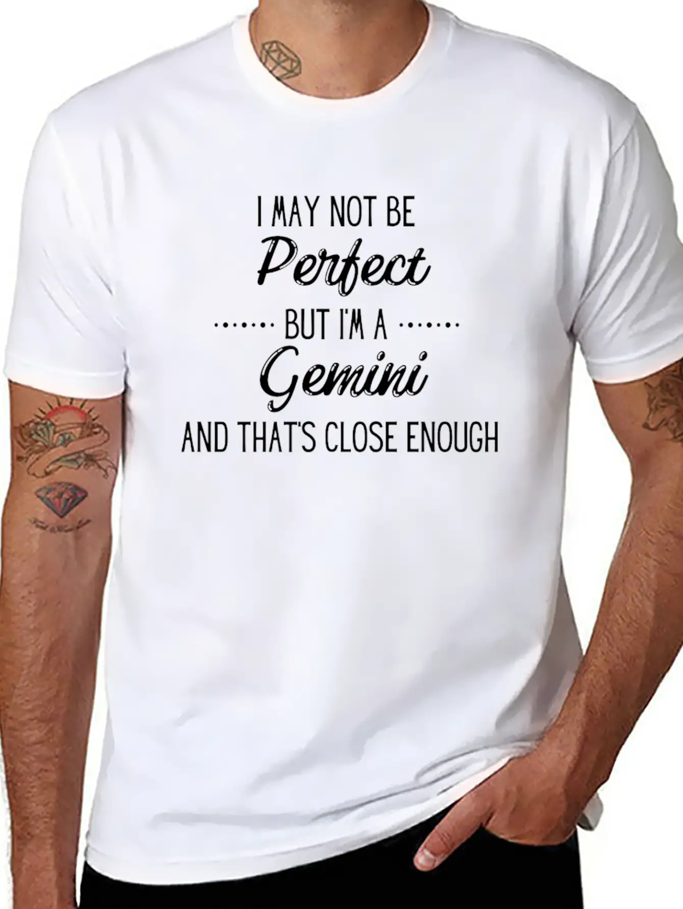 Perfect Gemini, Funny Unisex Casual T-Shirt – Clean Design For Daily Comfort
