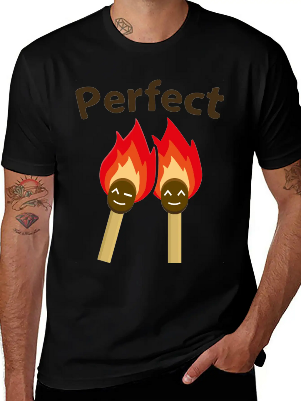 Perfect Match Unisex Casual T-Shirt – Clean Design For Daily Comfort