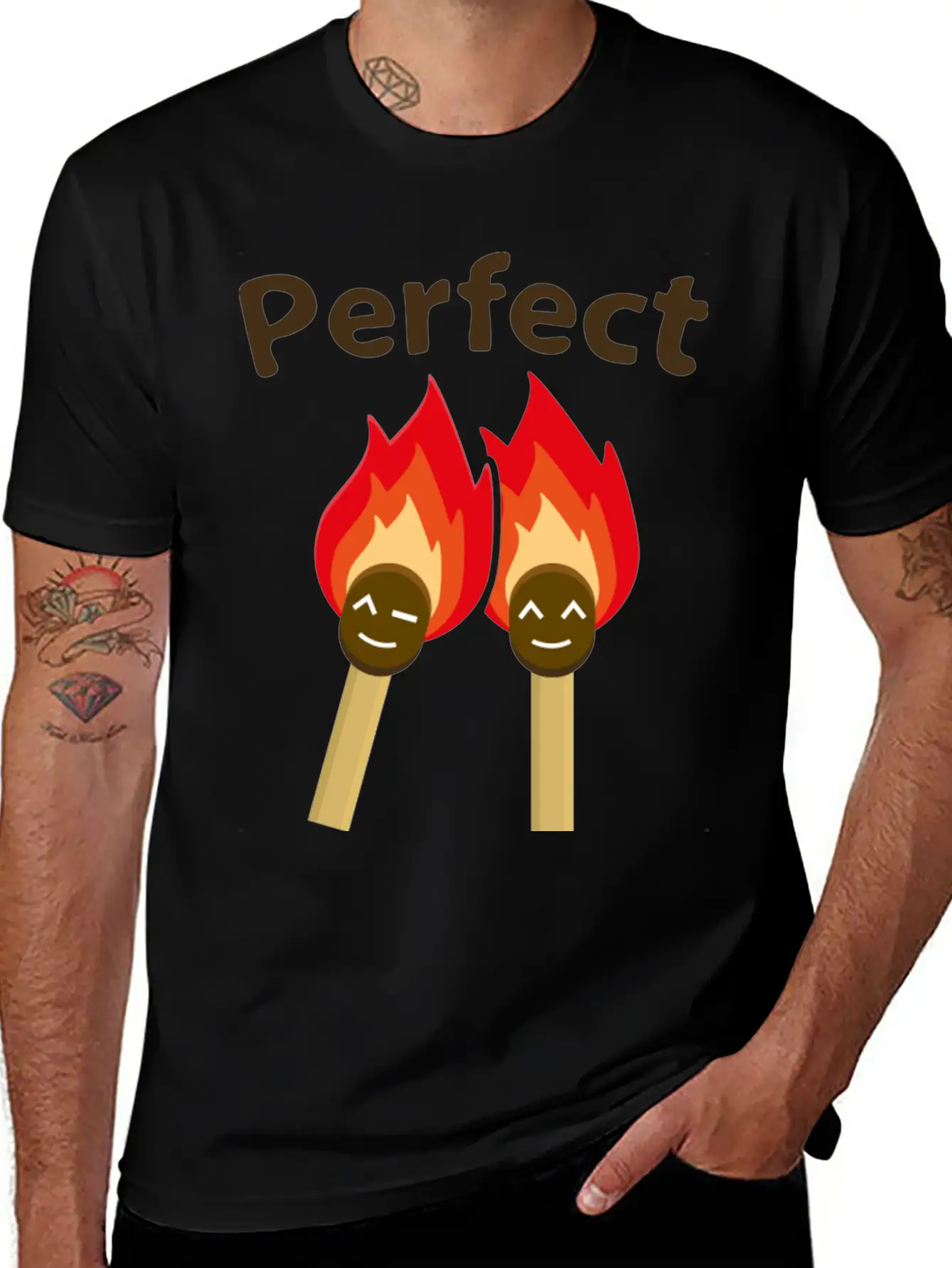Perfect Match Unisex Casual T-Shirt – Clean Design For Daily Comfort