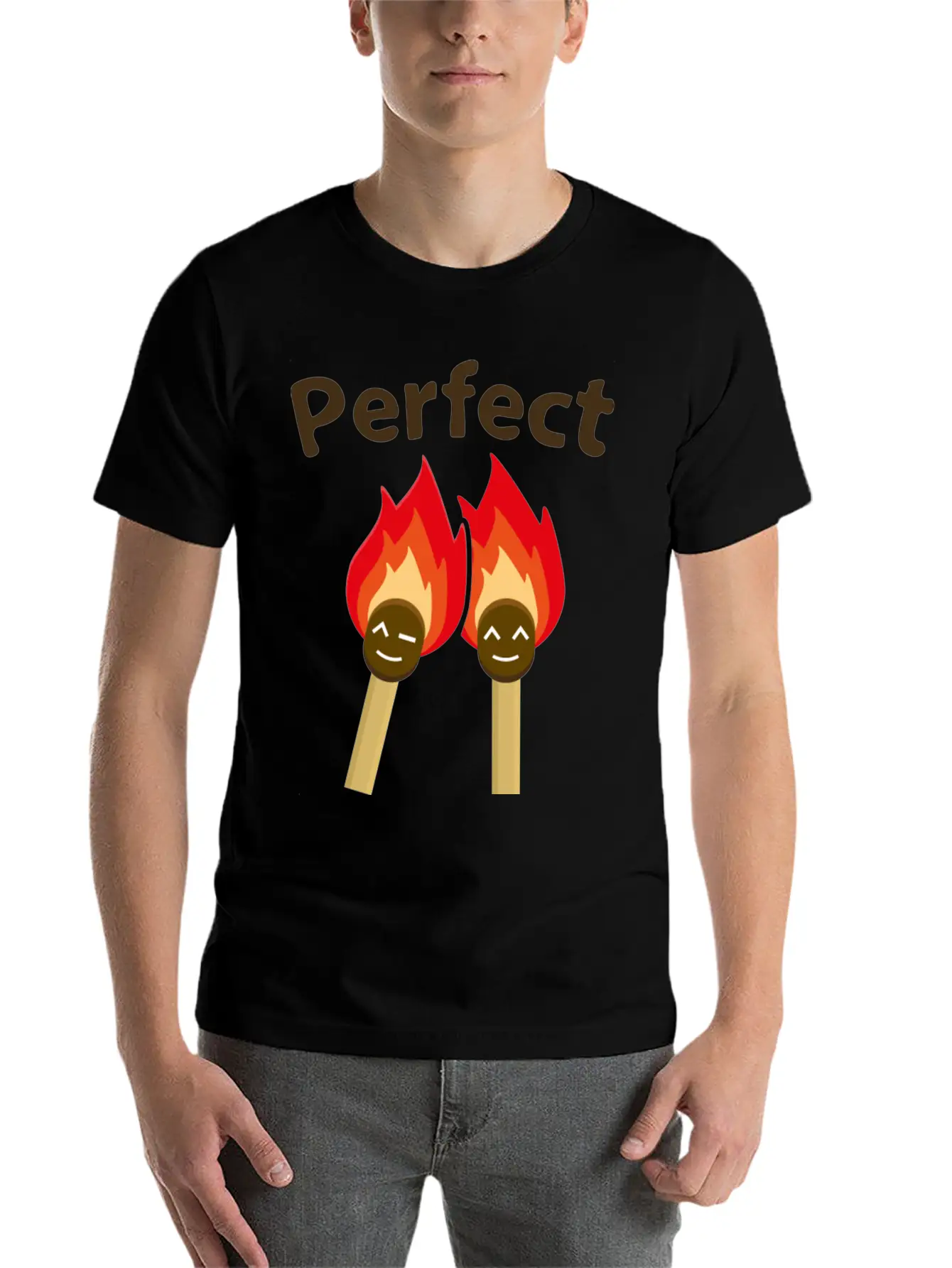 Perfect Match Unisex Casual T-Shirt – Clean Design For Daily Comfort