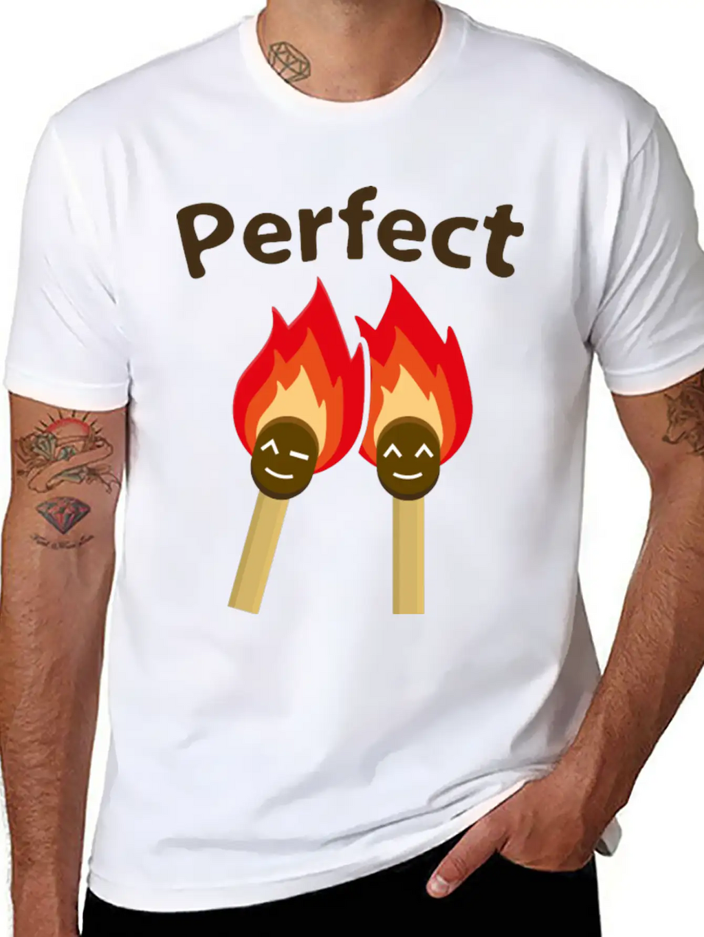 Perfect Match Unisex Casual T-Shirt – Clean Design For Daily Comfort