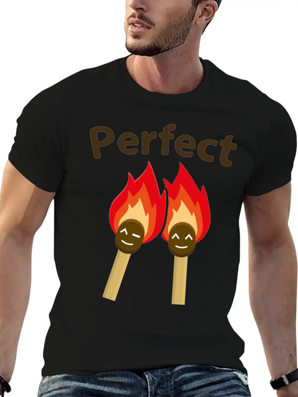 Perfect Match Unisex Casual T-Shirt – Clean Design For Daily Comfort