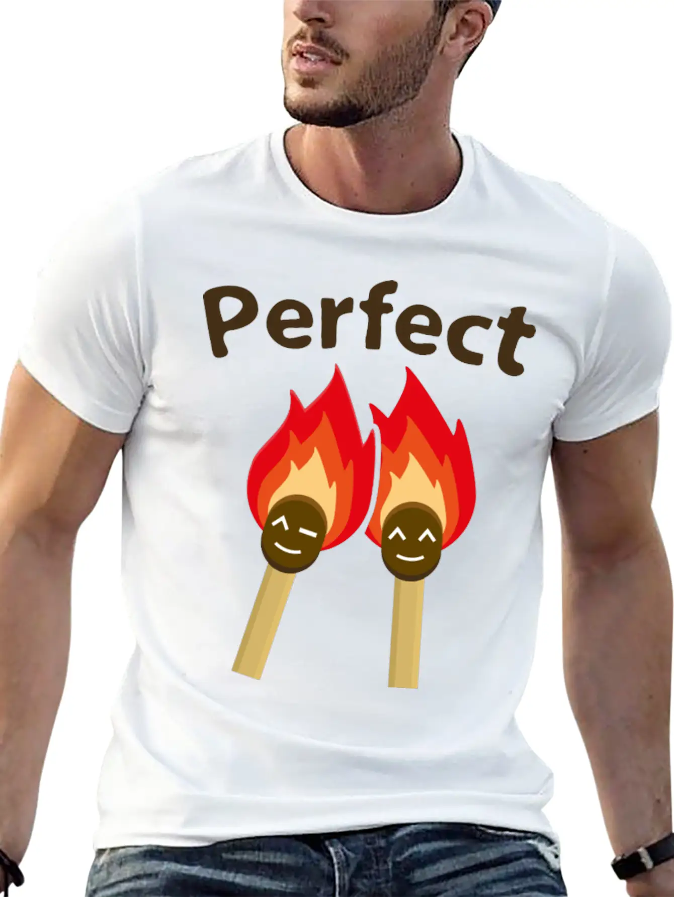 Perfect Match Unisex Casual T-Shirt – Clean Design For Daily Comfort