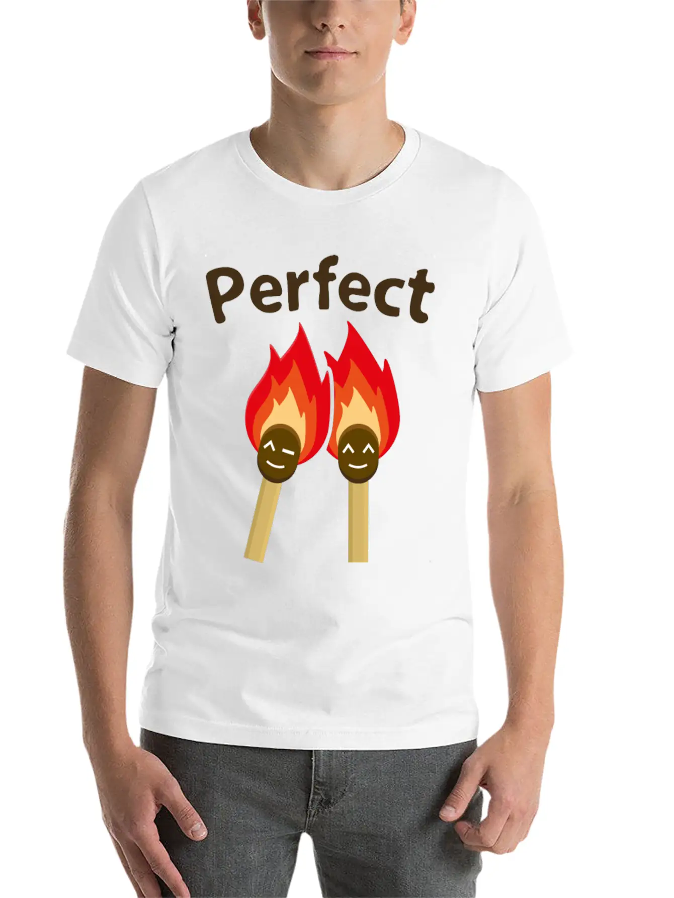 Perfect Match Unisex Casual T-Shirt – Clean Design For Daily Comfort