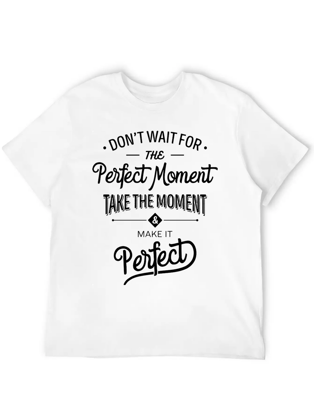 Perfect Moment Unisex Casual T-Shirt – Clean Design For Daily Comfort