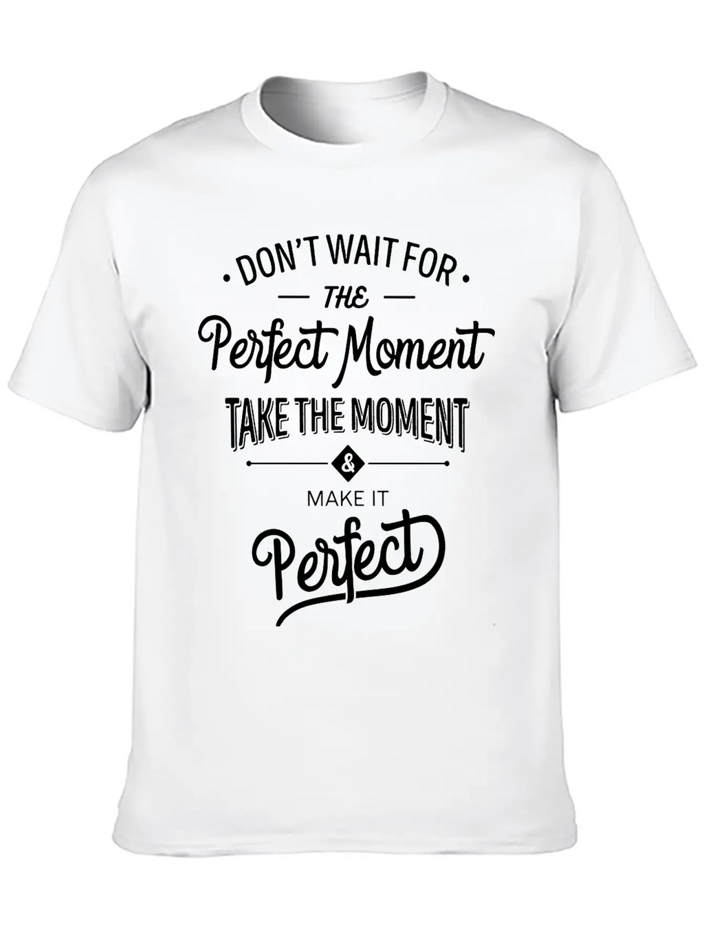 Perfect Moment Unisex Casual T-Shirt – Clean Design For Daily Comfort