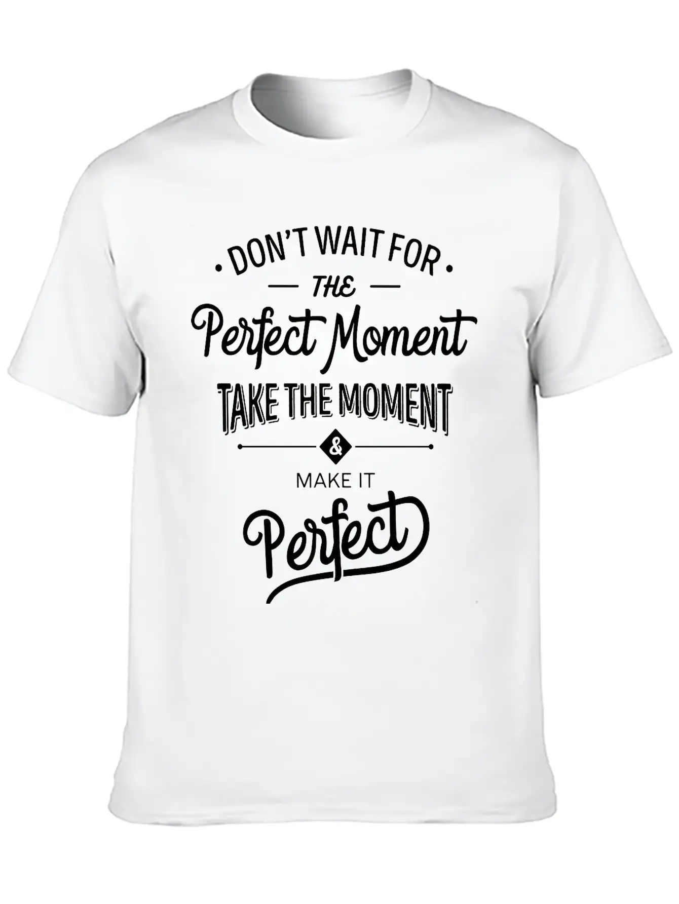 Perfect Moment Unisex Casual T-Shirt – Clean Design For Daily Comfort