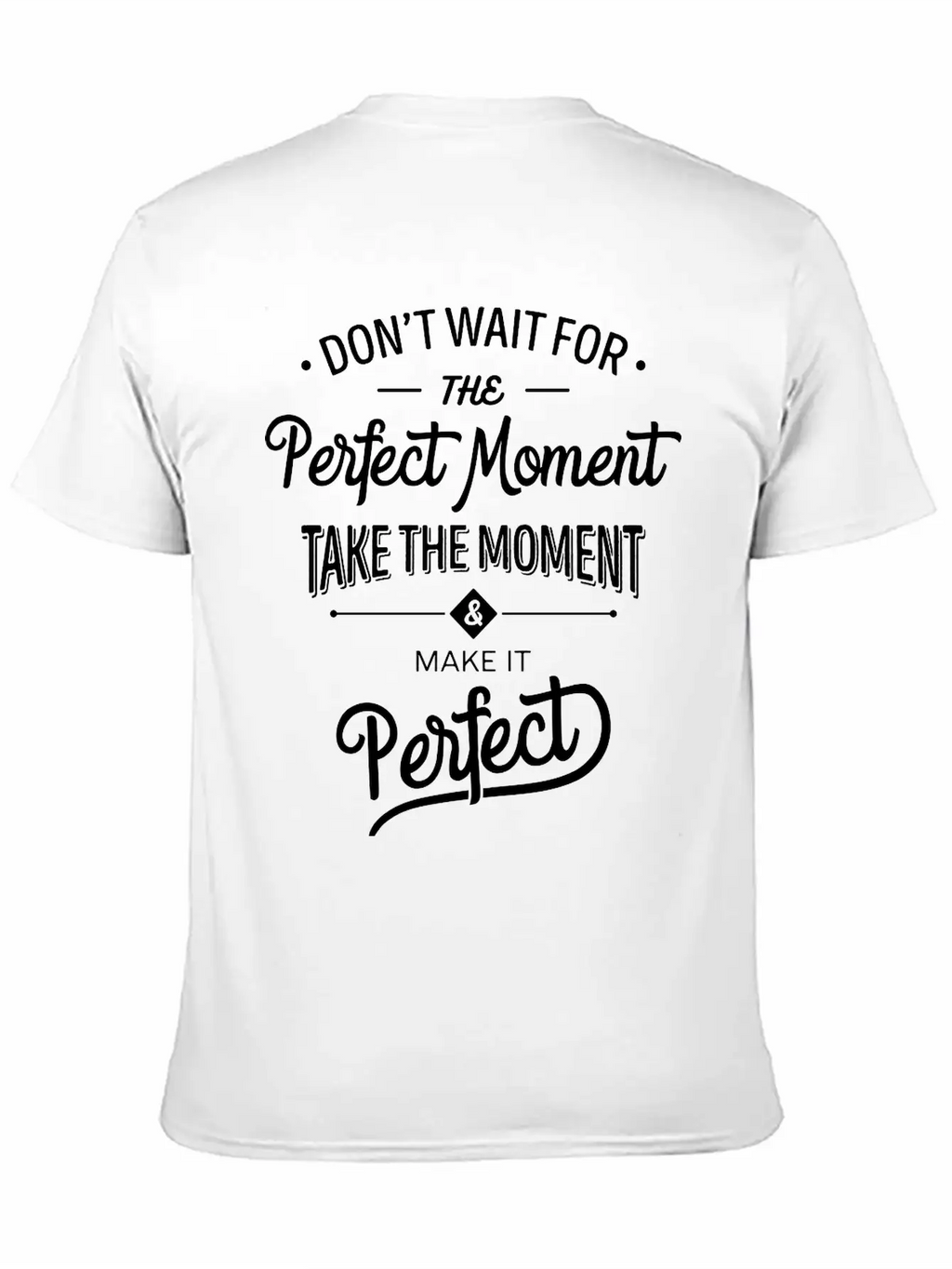 Perfect Moment Unisex Casual T-Shirt – Clean Design For Daily Comfort