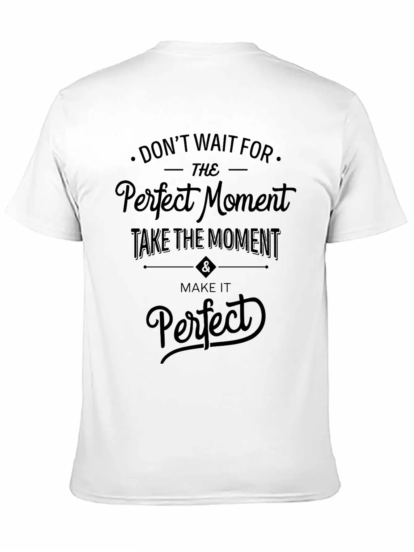 Perfect Moment Unisex Casual T-Shirt – Clean Design For Daily Comfort