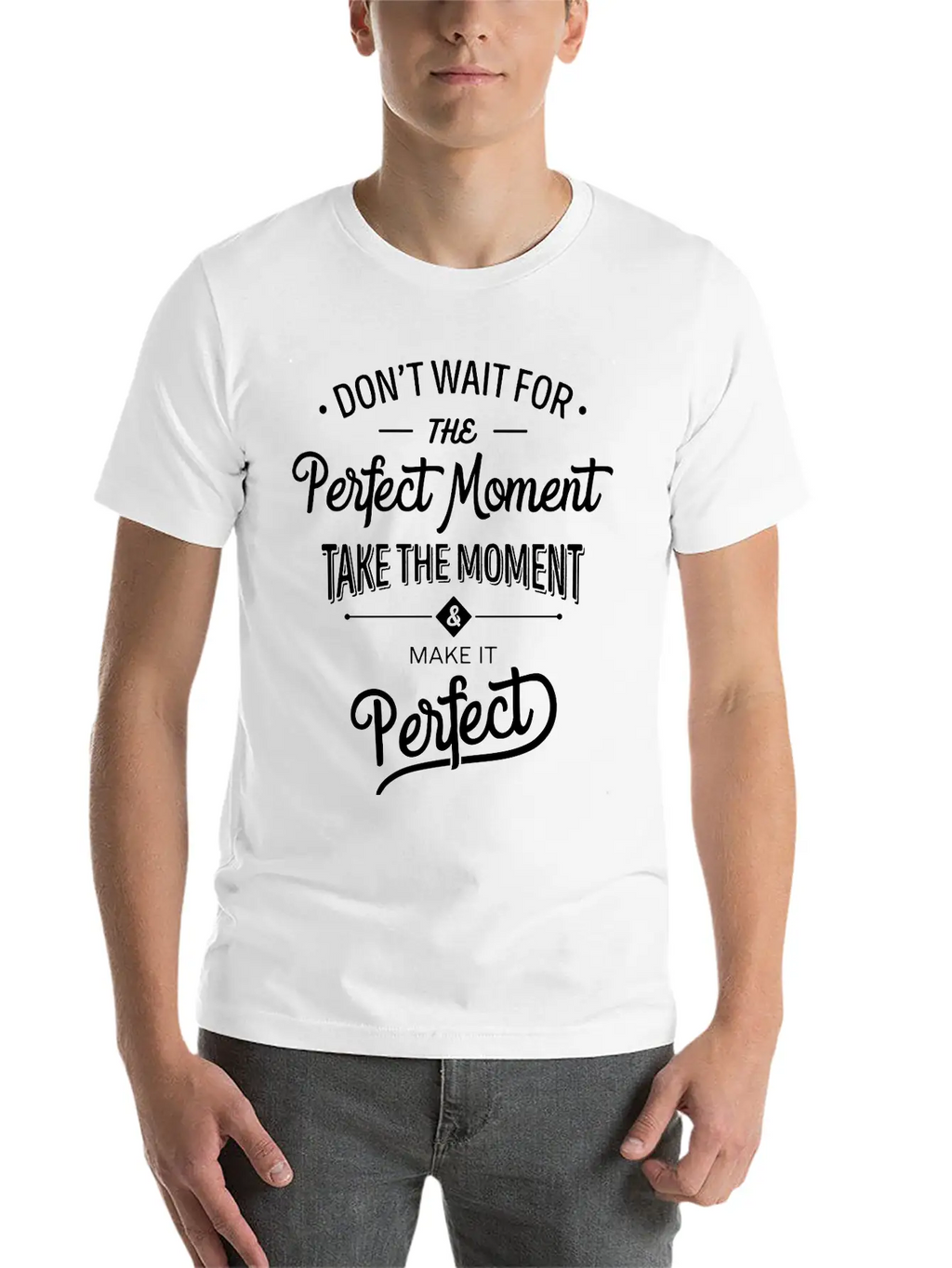 Perfect Moment Unisex Casual T-Shirt – Clean Design For Daily Comfort