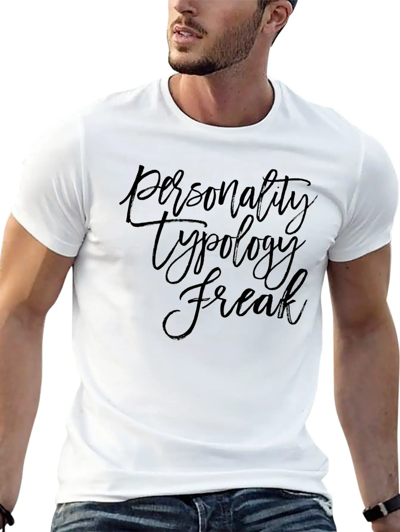 Personality Obsessed: Unite As Typology Freaks Wit Unisex Short Sleeve Soft Cotton T-Shirt – Casual Everyday Wear