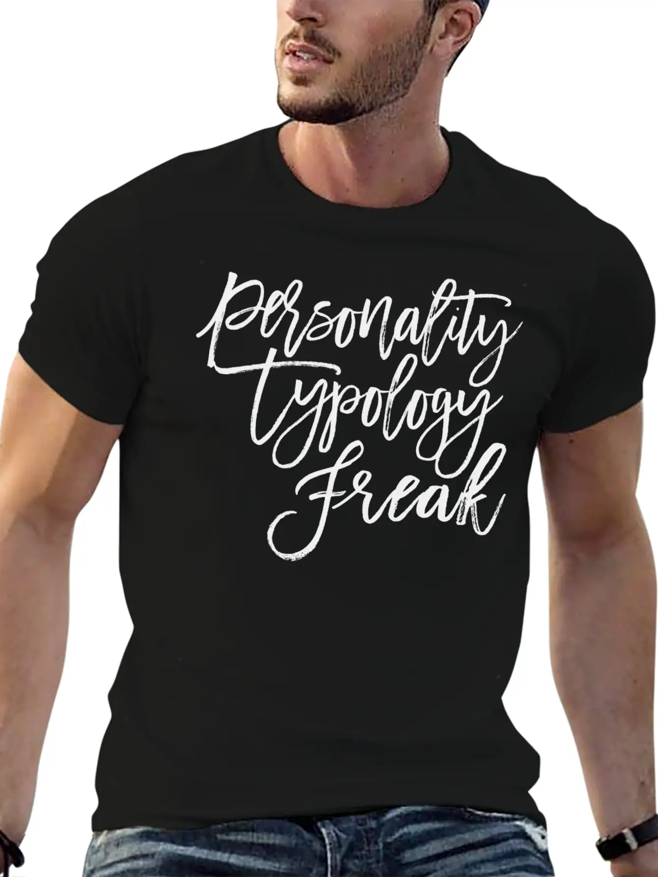 Personality Obsessed: Unite As Typology Freaks Wit Unisex Short Sleeve Soft Cotton T-Shirt – Casual Everyday Wear