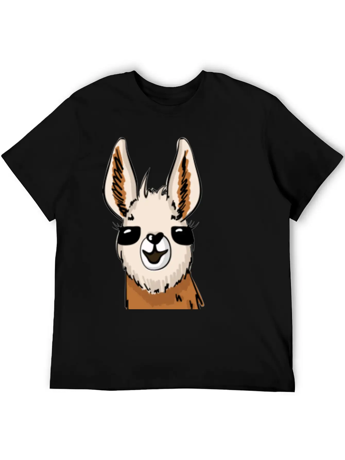 Personalized Llama Peak Casual Graphic T-Shirt – Simple And Comfortable Daily Wear