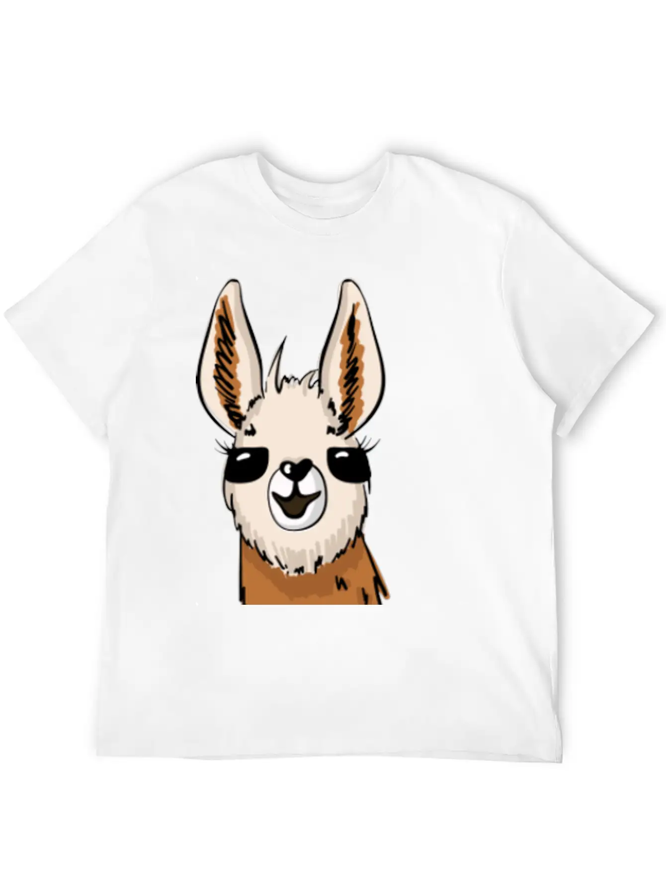 Personalized Llama Peak Casual Graphic T-Shirt – Simple And Comfortable Daily Wear