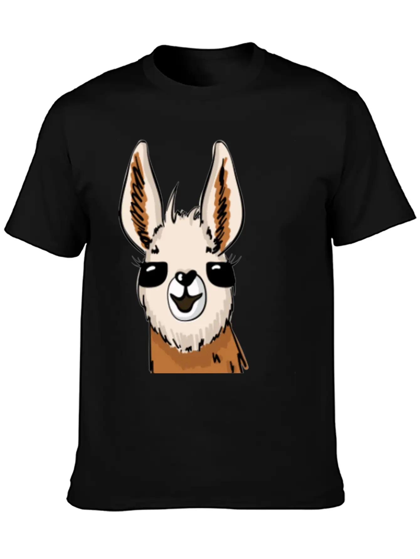 Personalized Llama Peak Casual Graphic T-Shirt – Simple And Comfortable Daily Wear