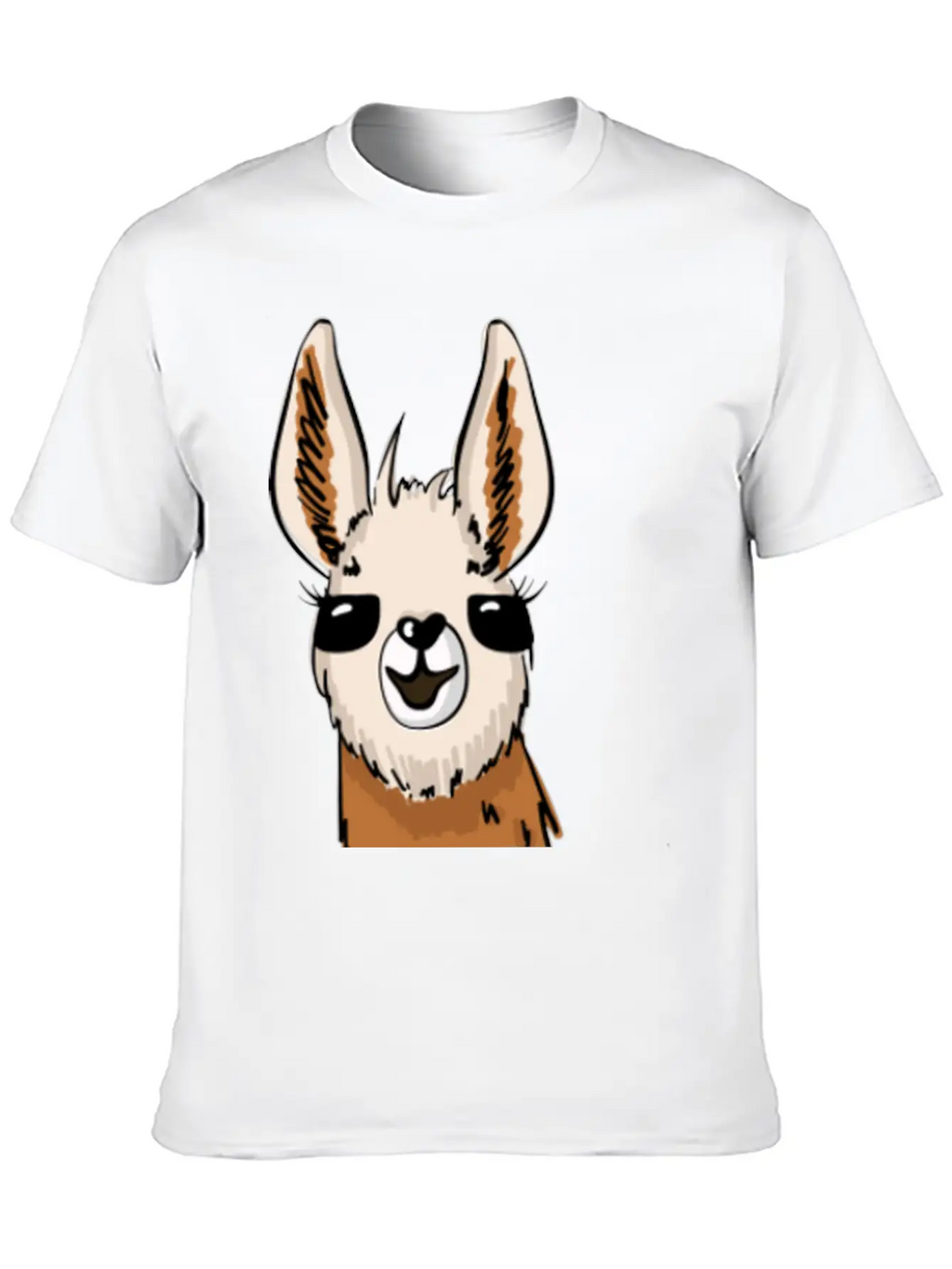 Personalized Llama Peak Casual Graphic T-Shirt – Simple And Comfortable Daily Wear