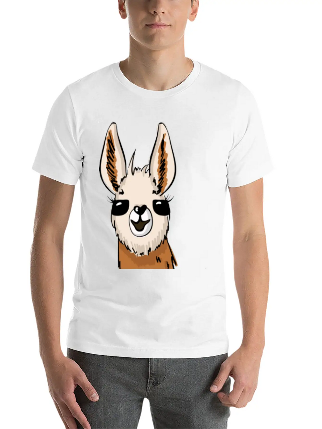 Personalized Llama Peak Casual Graphic T-Shirt – Simple And Comfortable Daily Wear