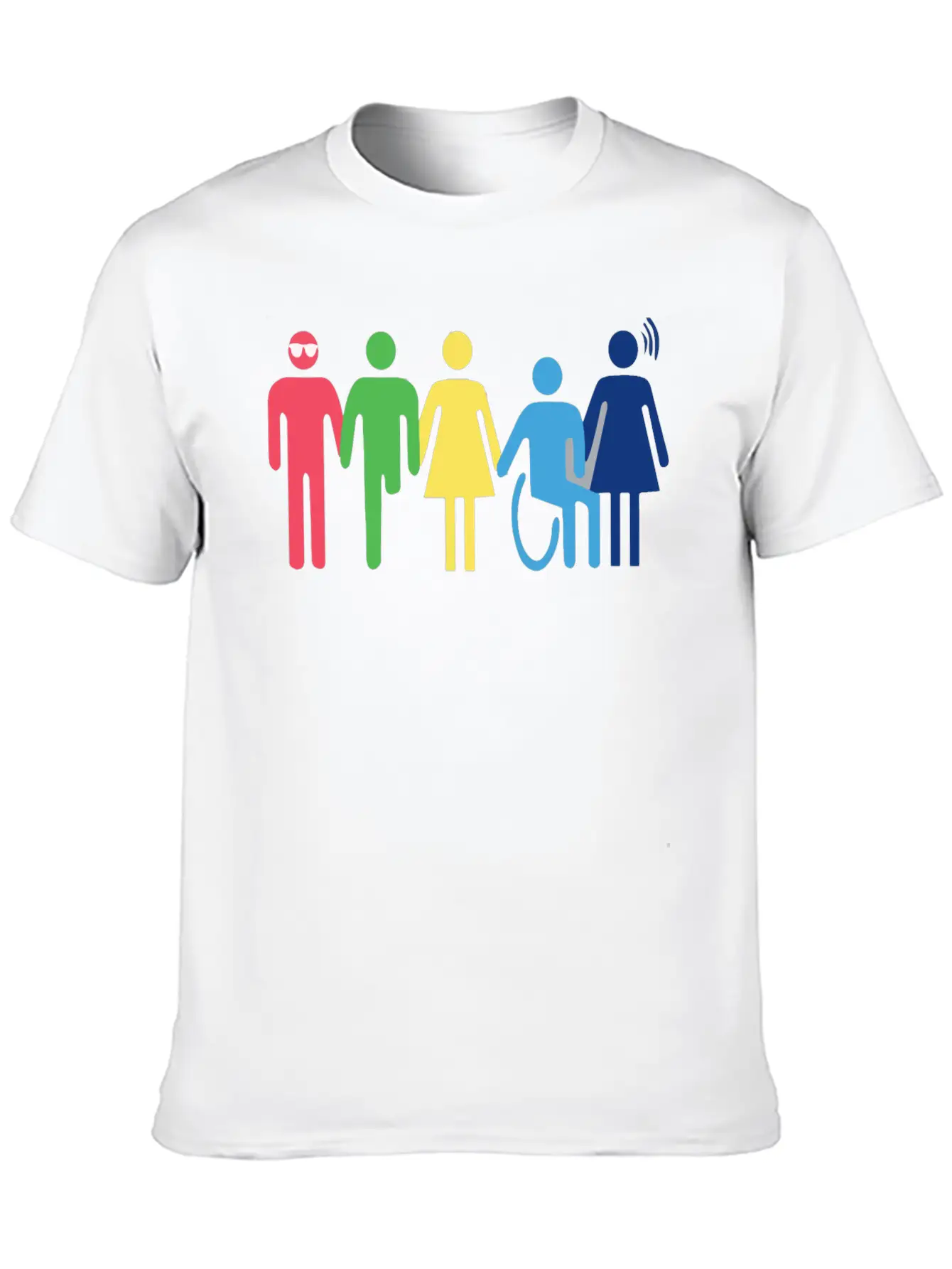 Persones With Disabilities Essential Cotton Tee For Daily Outfits – Unisex Style