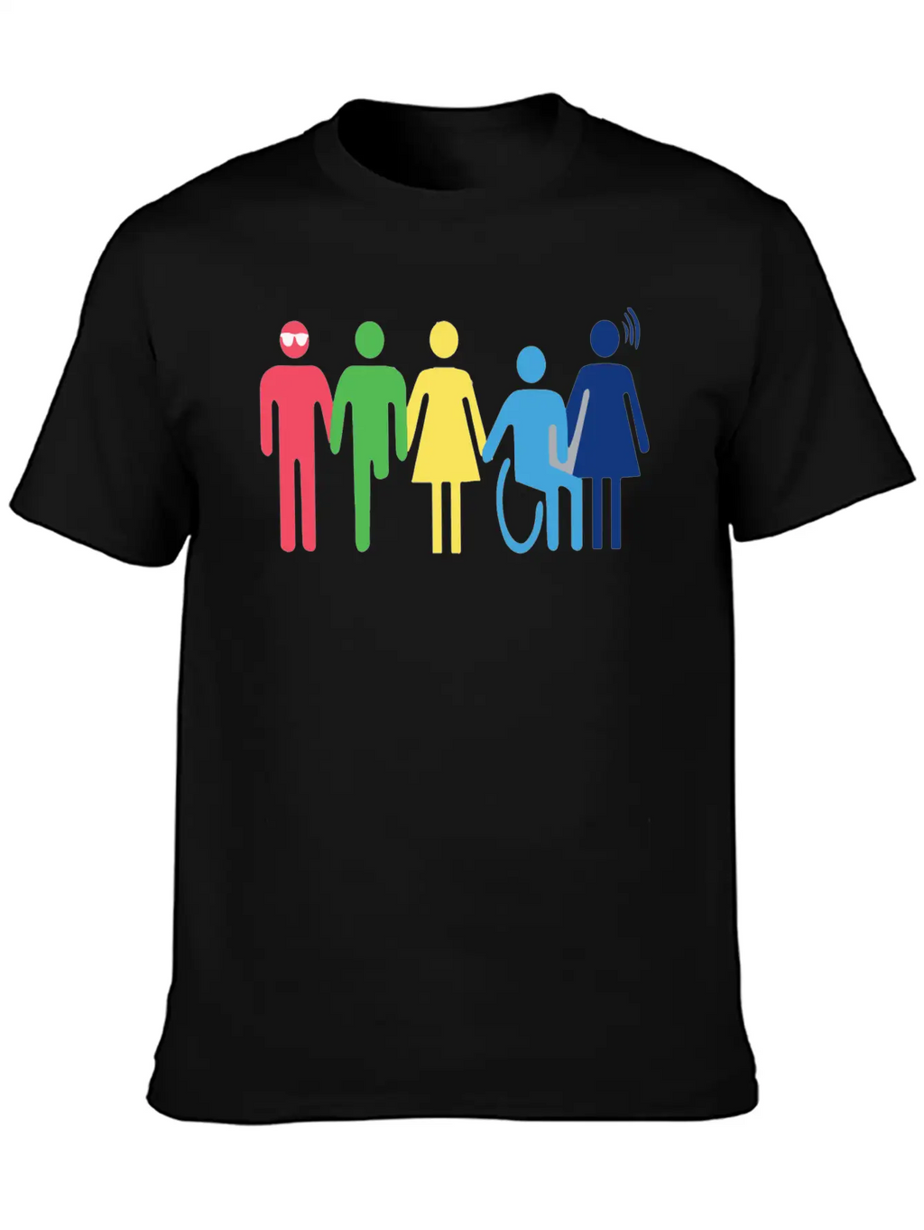 Persones With Disabilities Essential Cotton Tee For Daily Outfits – Unisex Style