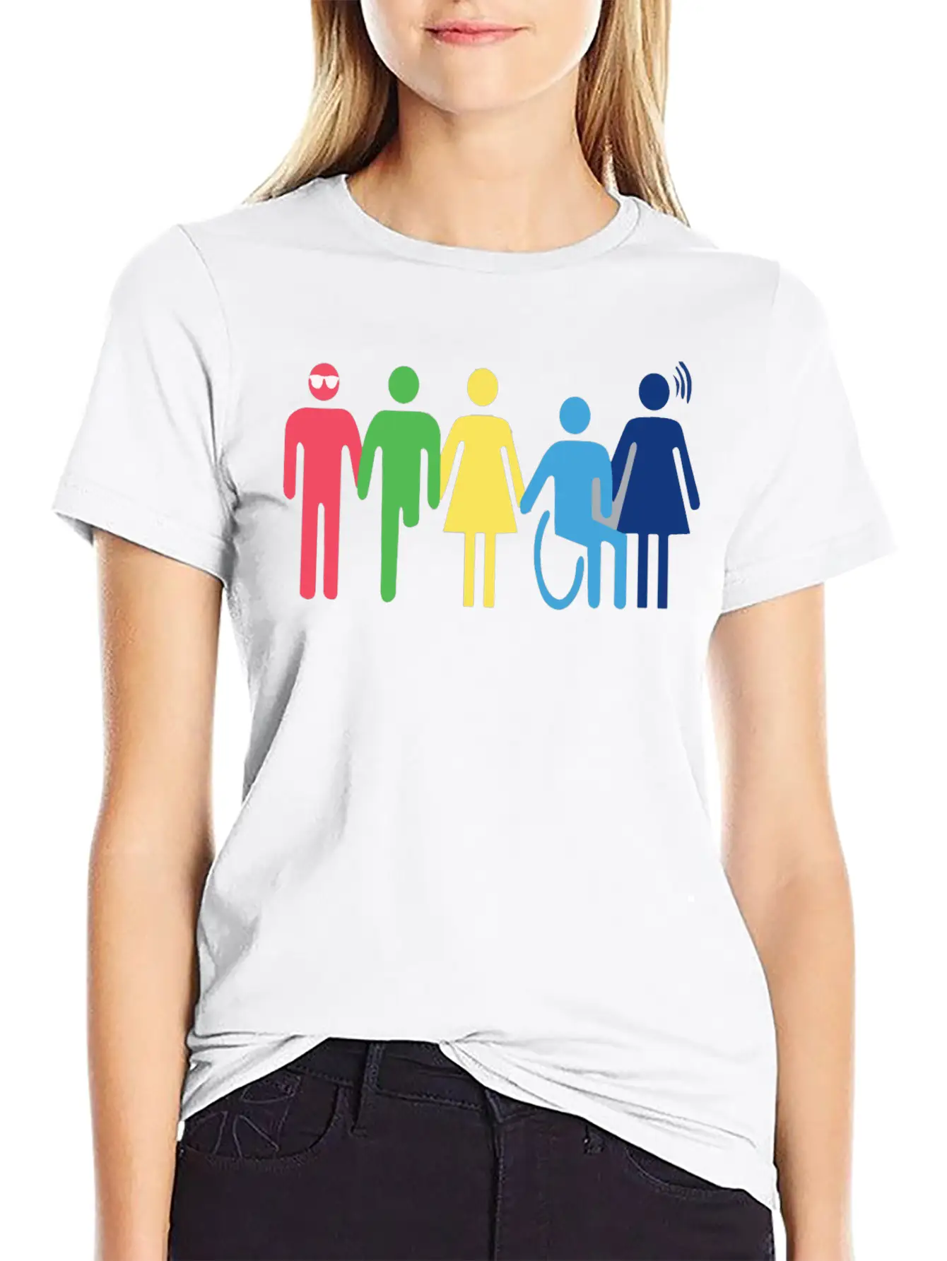 Persones With Disabilities Essential Cotton Tee For Daily Outfits – Unisex Style