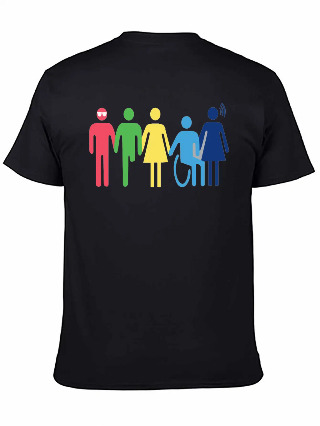 Persones With Disabilities Essential Cotton Tee For Daily Outfits – Unisex Style