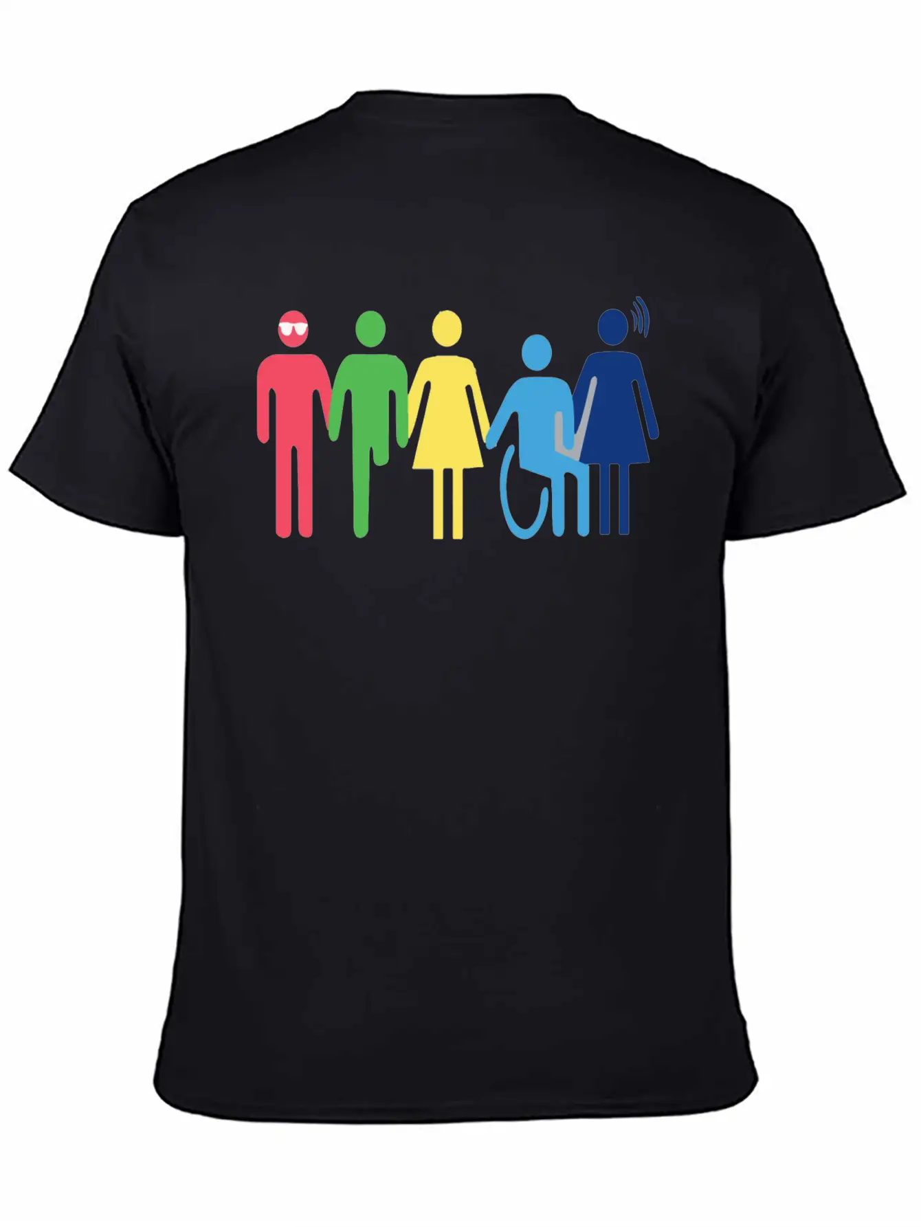 Persones With Disabilities Essential Cotton Tee For Daily Outfits – Unisex Style