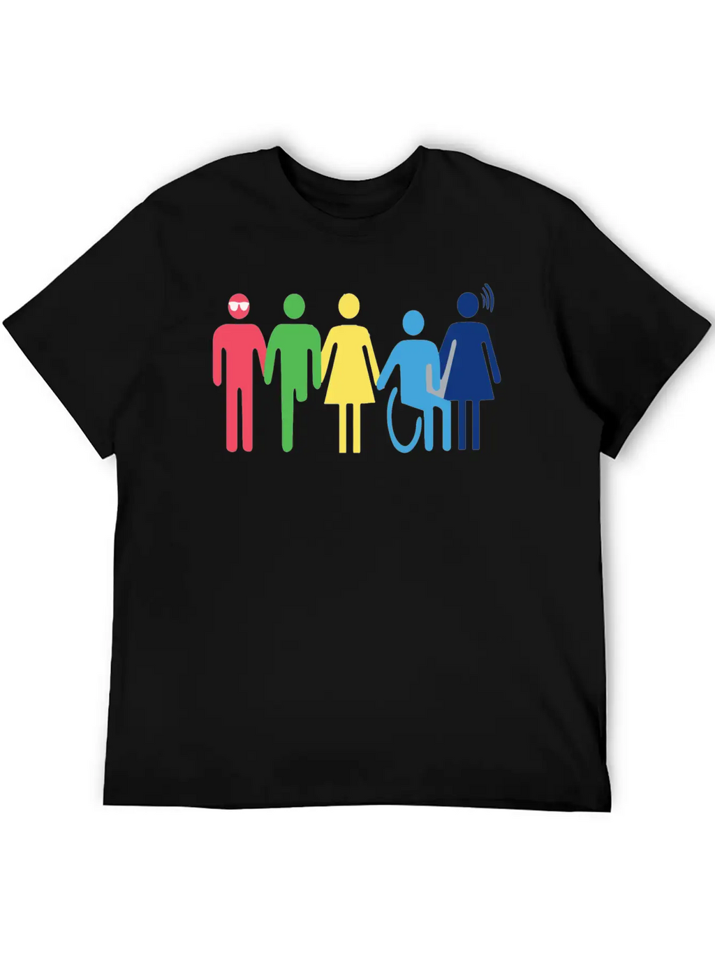 Persones With Disabilities Essential Cotton Tee For Daily Outfits – Unisex Style