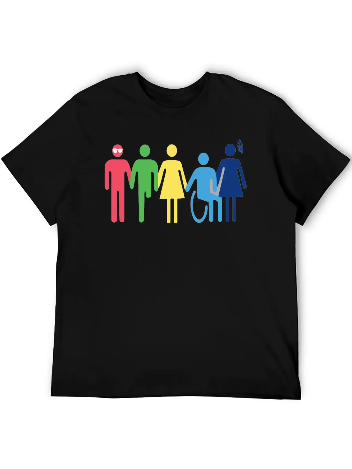Persones With Disabilities Essential Cotton Tee For Daily Outfits – Unisex Style