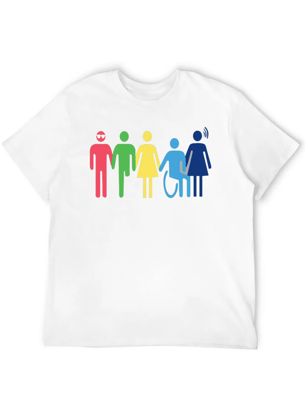 Persones With Disabilities Essential Cotton Tee For Daily Outfits – Unisex Style