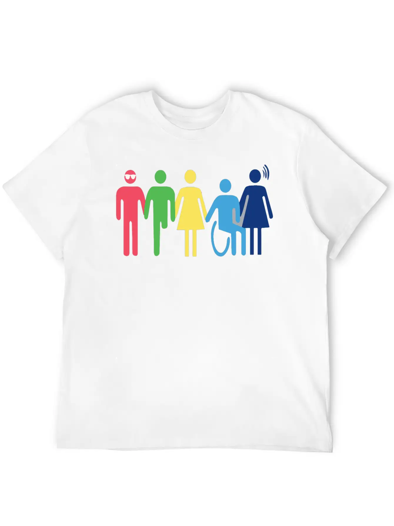 Persones With Disabilities Essential Cotton Tee For Daily Outfits – Unisex Style
