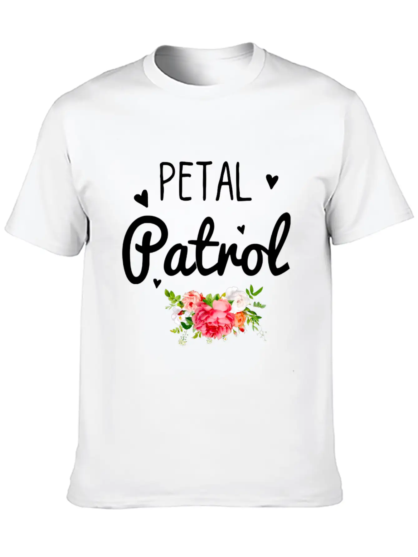 Petal Patrol Shirt Unisex Short Sleeve Soft Cotton T-Shirt – Casual Everyday Wear