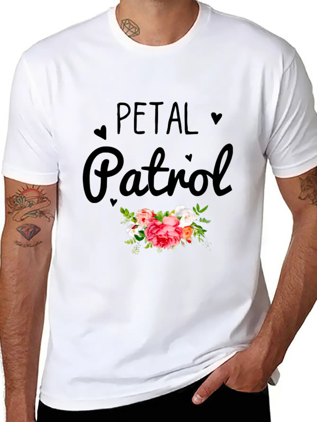 Petal Patrol Shirt Unisex Short Sleeve Soft Cotton T-Shirt – Casual Everyday Wear
