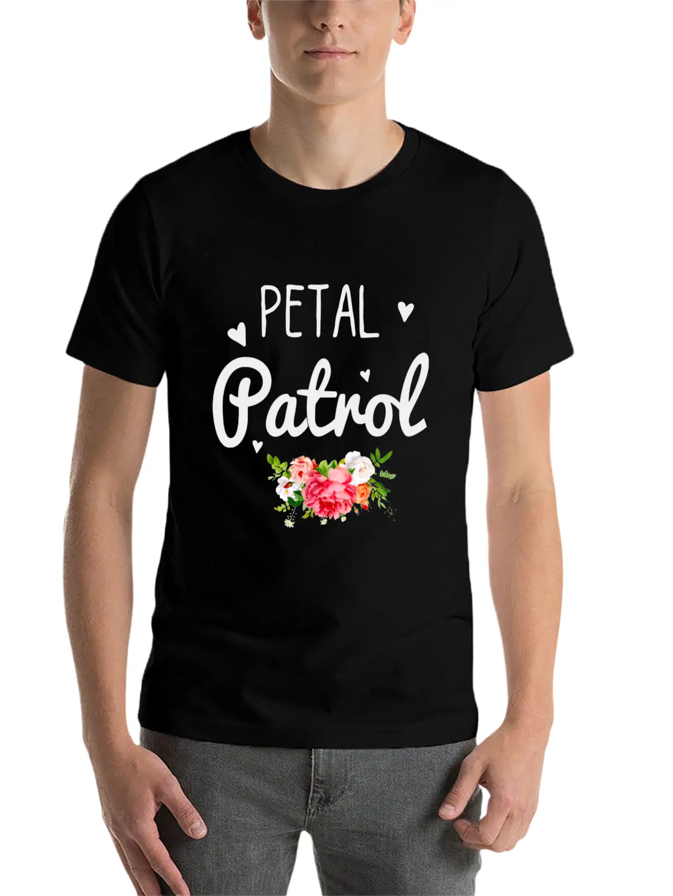 Petal Patrol Shirt Unisex Short Sleeve Soft Cotton T-Shirt – Casual Everyday Wear