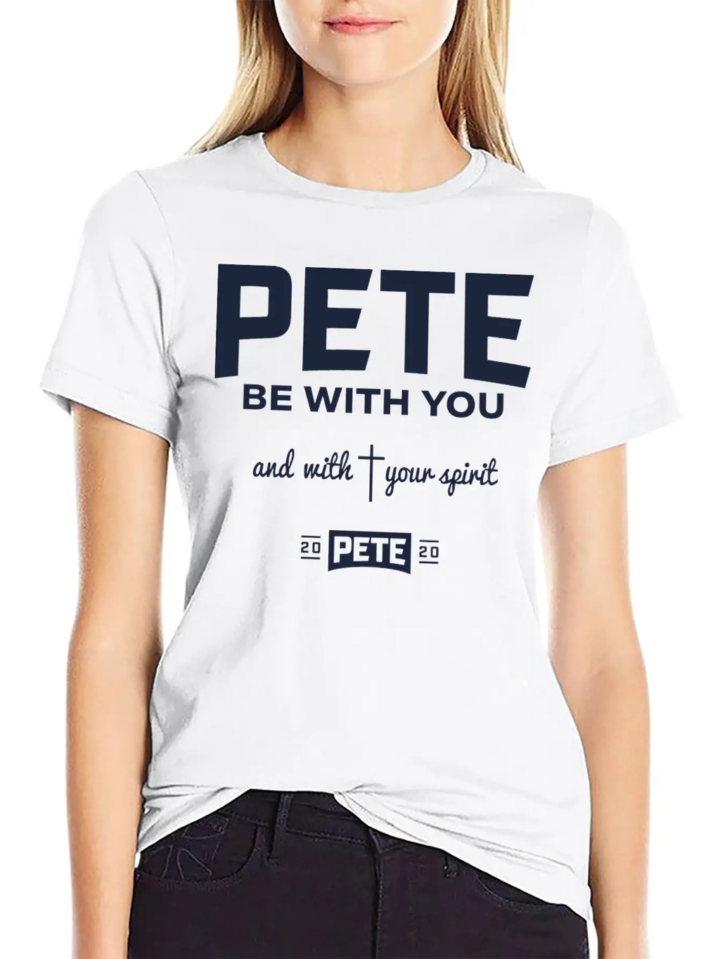Pete Be With Your Spirit Stylish Everyday T-Shirt – Unisex Basic Cotton Tee