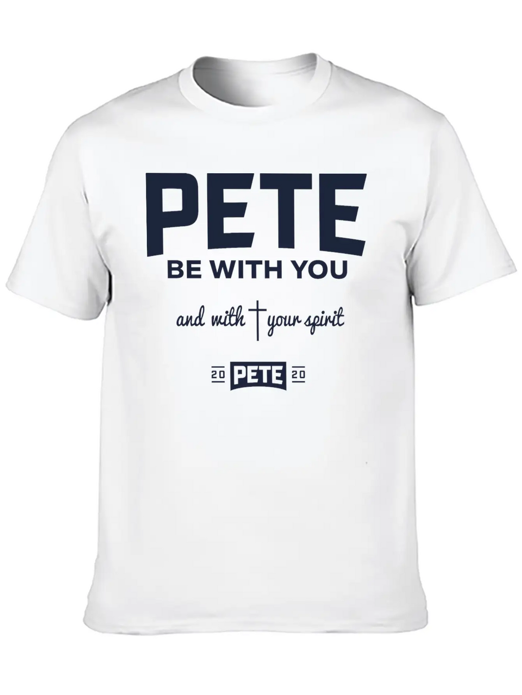 Pete Be With Your Spirit Stylish Everyday T-Shirt – Unisex Basic Cotton Tee