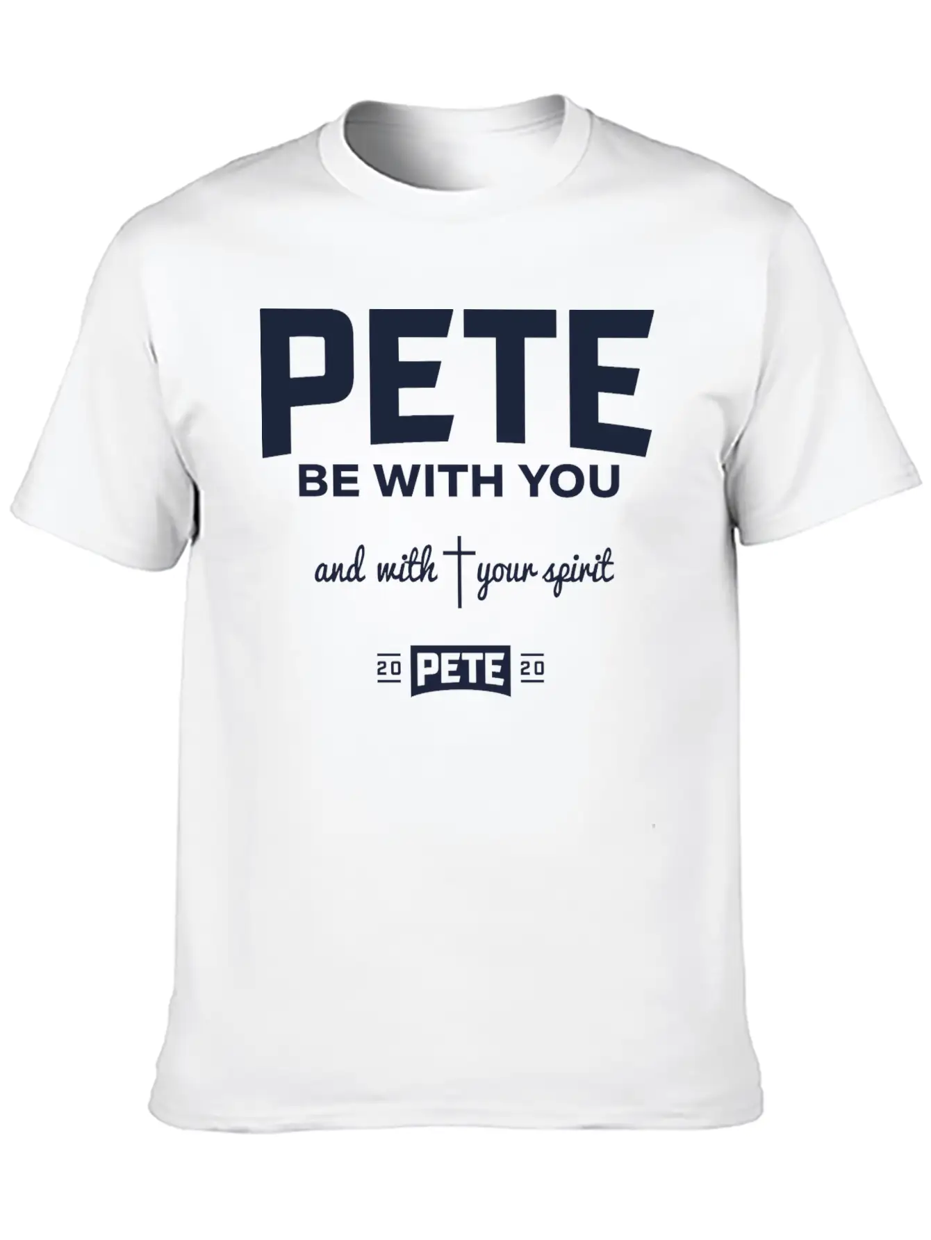 Pete Be With Your Spirit Stylish Everyday T-Shirt – Unisex Basic Cotton Tee