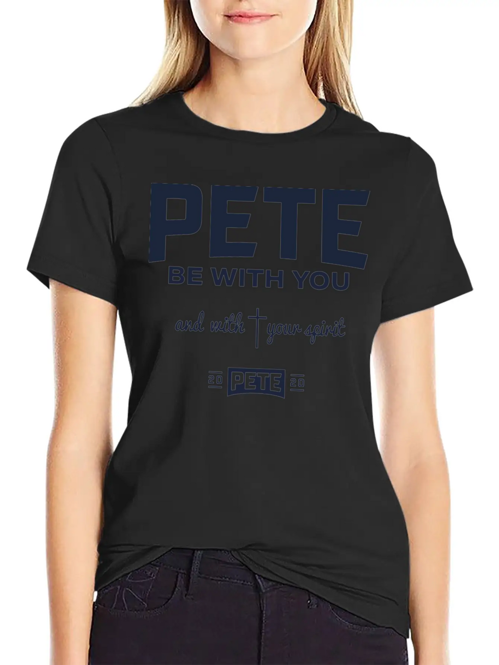 Pete Be With Your Spirit Stylish Everyday T-Shirt – Unisex Basic Cotton Tee