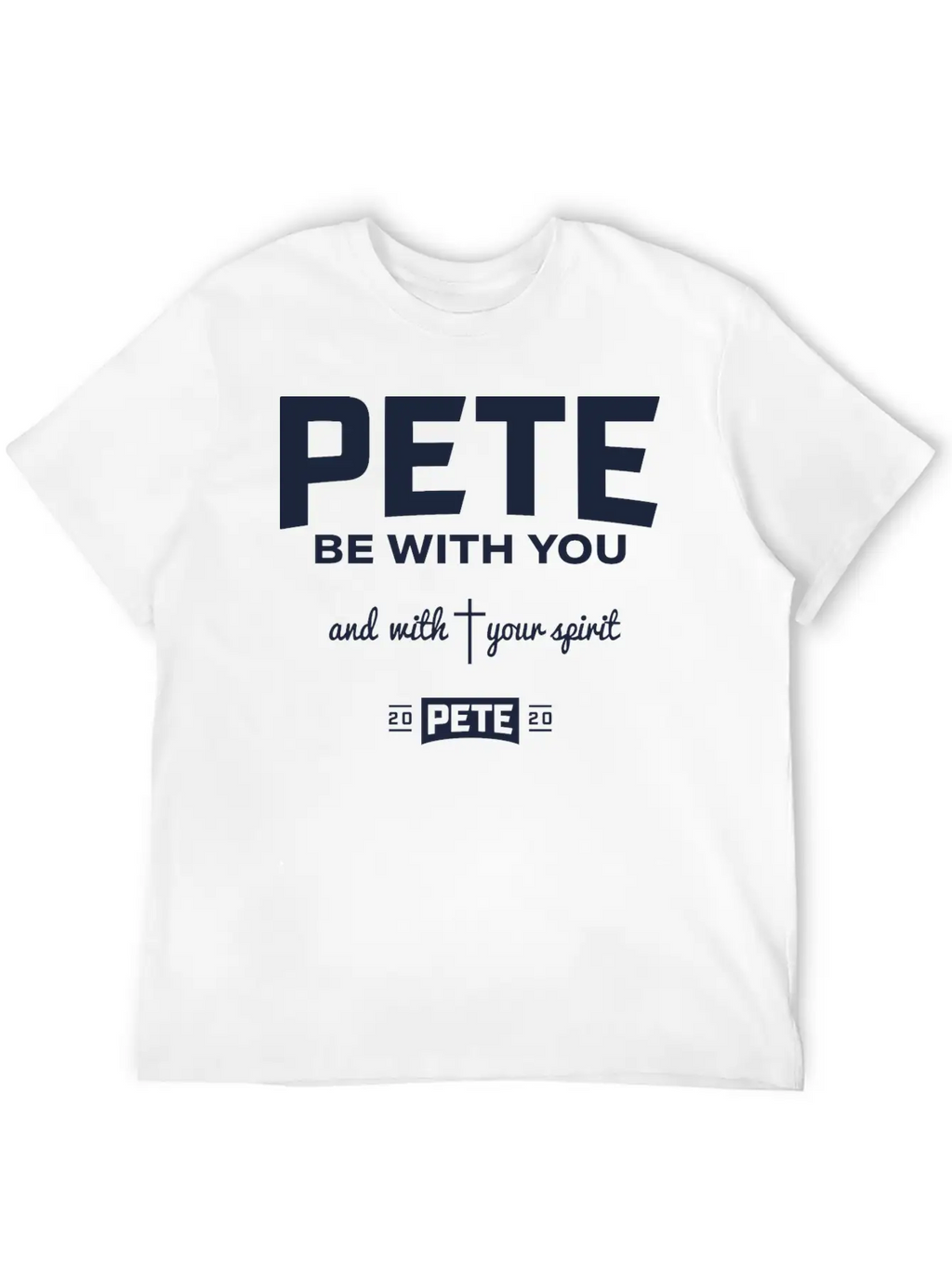 Pete Be With Your Spirit Stylish Everyday T-Shirt – Unisex Basic Cotton Tee