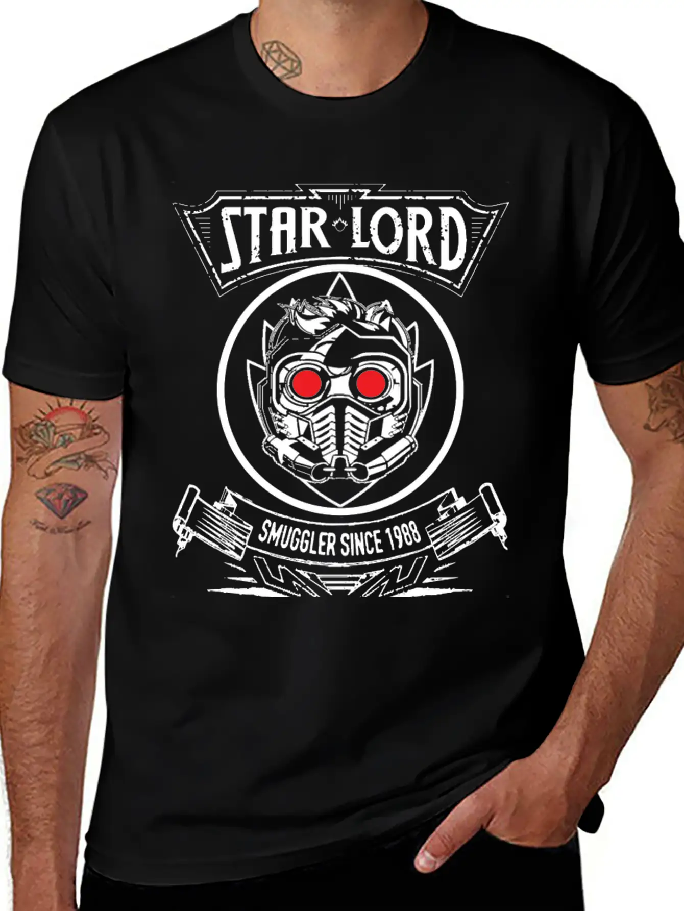 Peter Quill – Star Lord – Smuggler Since 1988 Unisex Short Sleeve Soft Cotton T-Shirt – Casual Everyday Wear