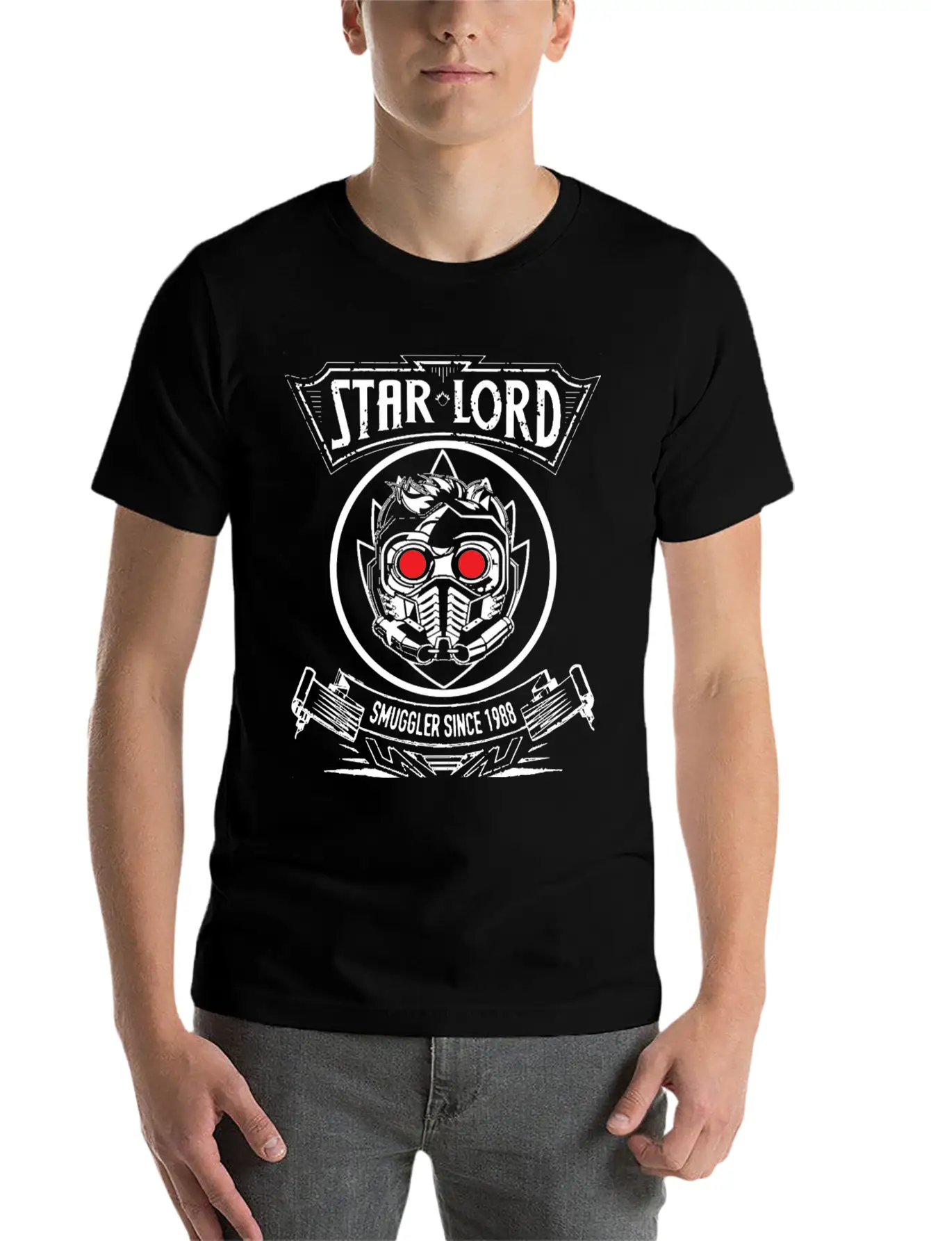 Peter Quill – Star Lord – Smuggler Since 1988 Unisex Short Sleeve Soft Cotton T-Shirt – Casual Everyday Wear