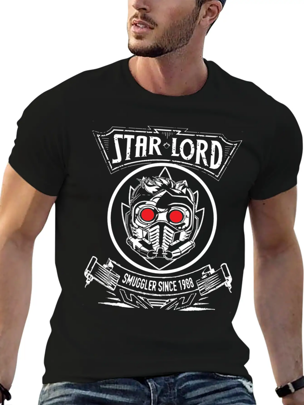 Peter Quill – Star Lord – Smuggler Since 1988 Unisex Short Sleeve Soft Cotton T-Shirt – Casual Everyday Wear